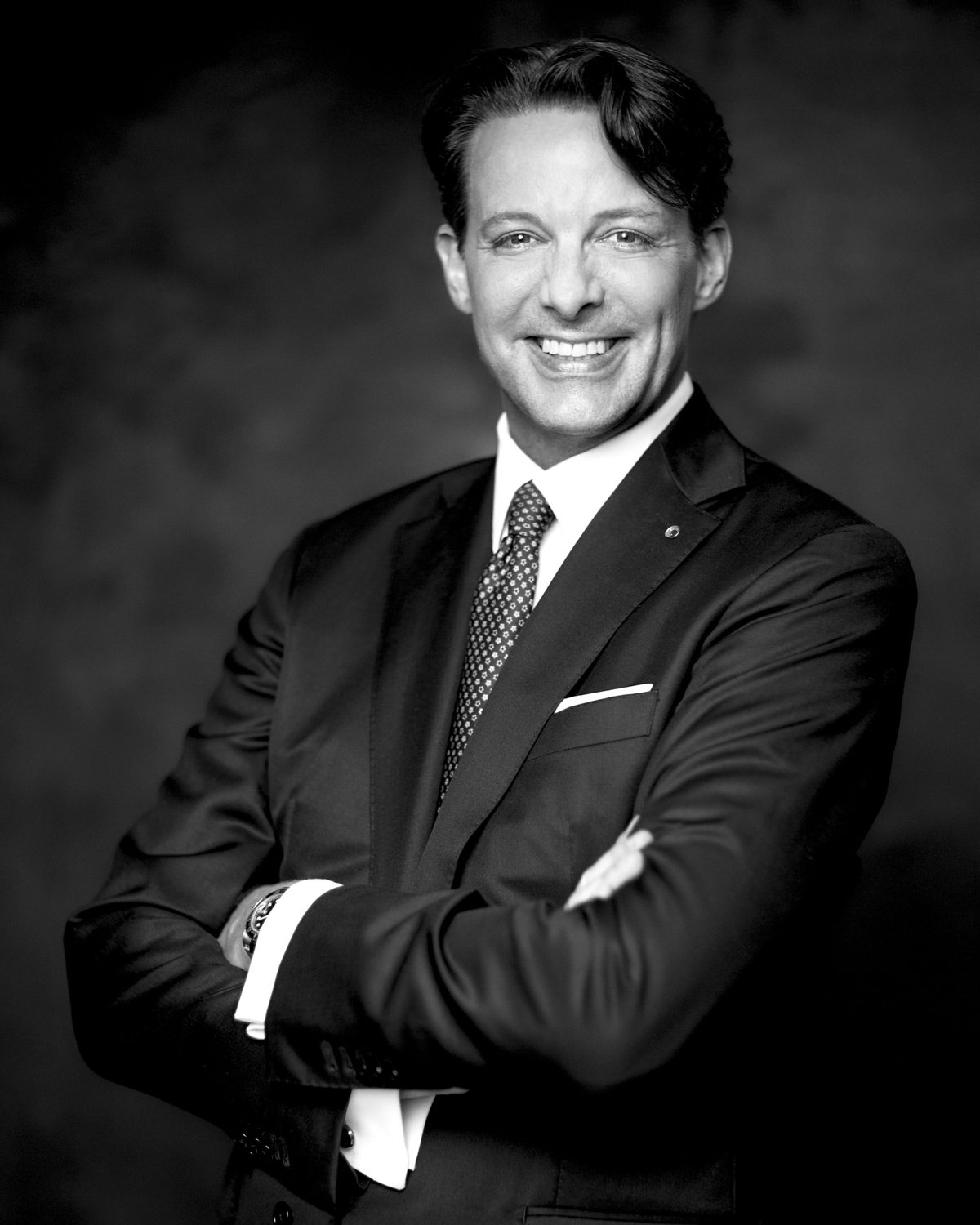 Henning Vaqué, Porträt in Schwarzweiß