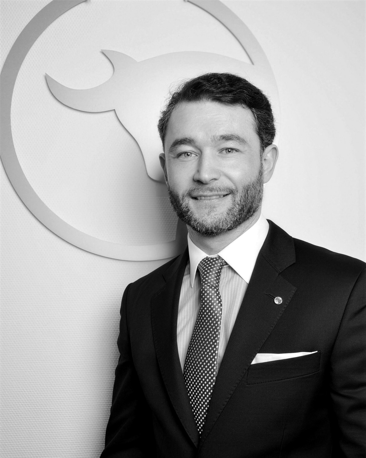 Vitali Hettinger, Porträt in Schwarzweiß